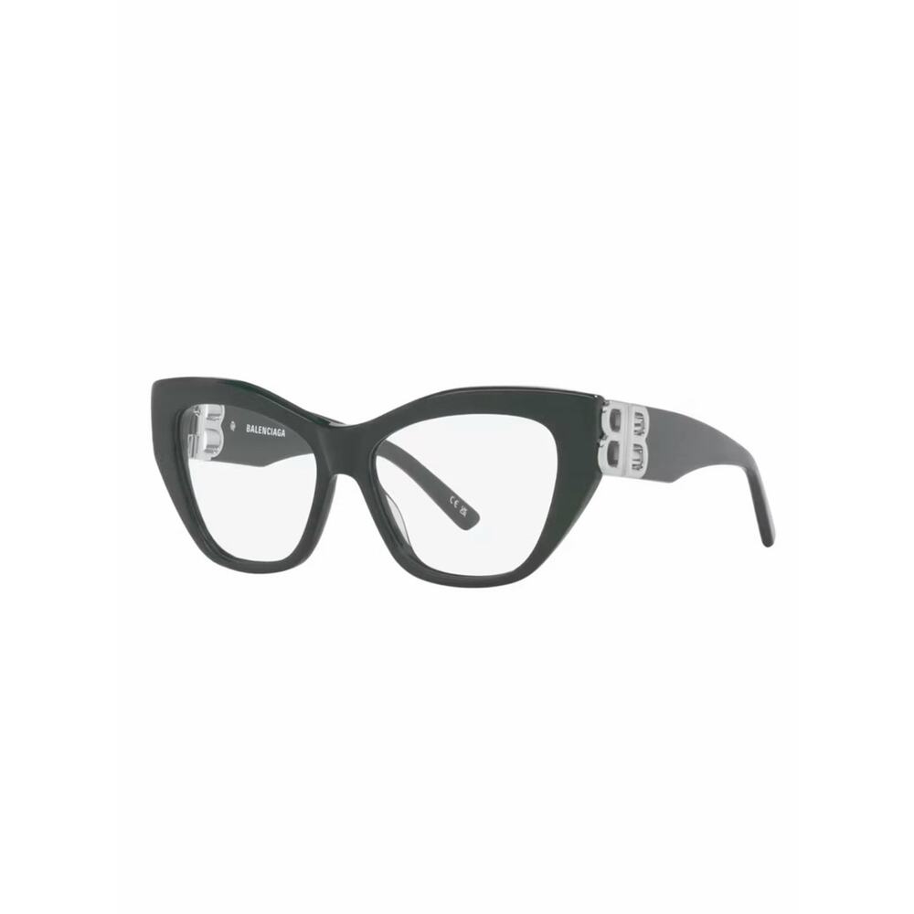 NEW!!! Balenciaga BB0312O 005 Gray Cat-Eye Glasses with Silver BB Logo Authentic - Picture 7 of 11